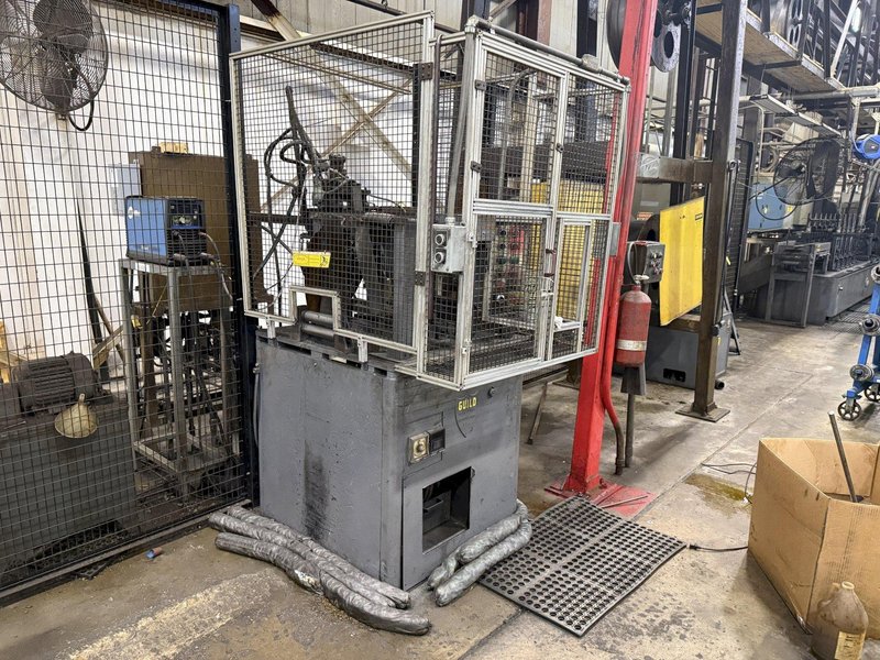 16" GUILD MODEL #ZIPMASTER COIL END WELDER WITH MILLER WELDER: YOBRO #24316