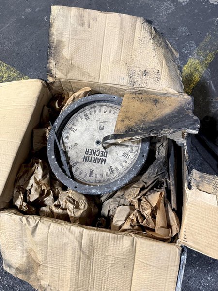2- Martin Decker 4000# crane scales not in service