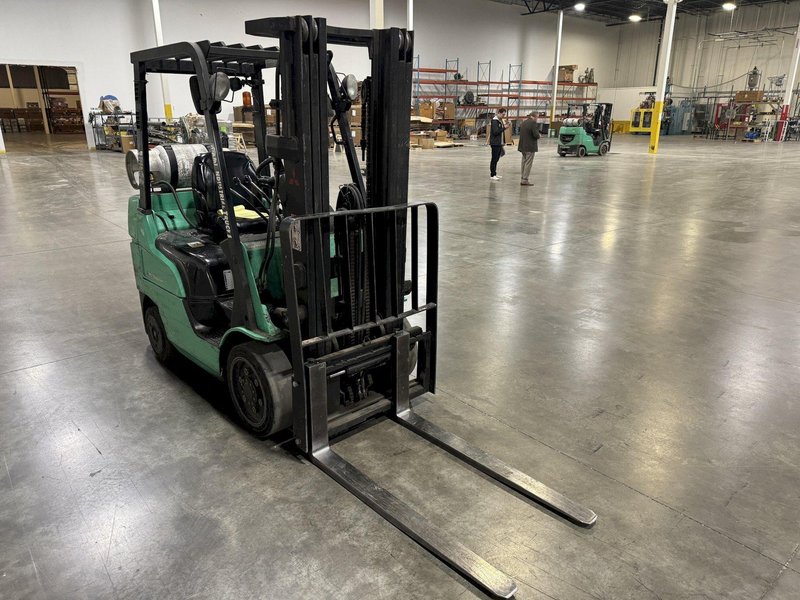 5000 LB MITSUBISHI MODEL #FGC25N LP GAS FORKLIFT: STOCK #78306