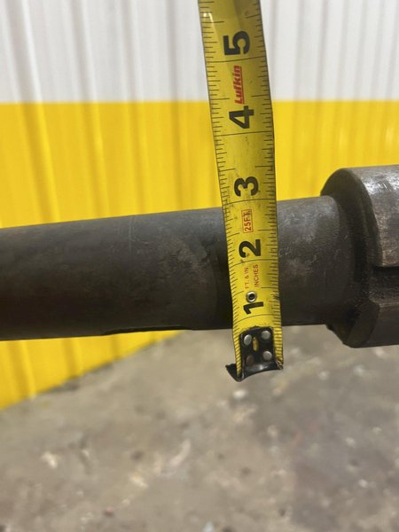 4" DIAMETER X 105" LONG BORING BAR WITH MORSE TAPER: STOCK #20650