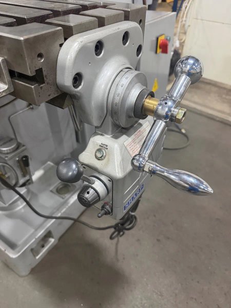 USED SHARP 10" X 54" HEAVY-DUTY KNEE MILL MODEL TMV-K-N WITH 3-AXIS READOUT