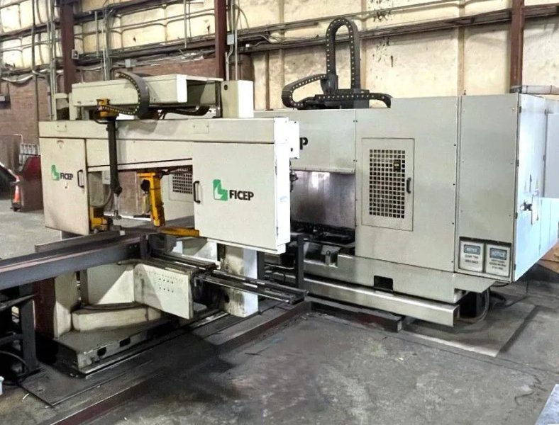 2013 FICEP 1001 DDB CNC DRILLING &amp; SAWING LINE FOR BEAMS