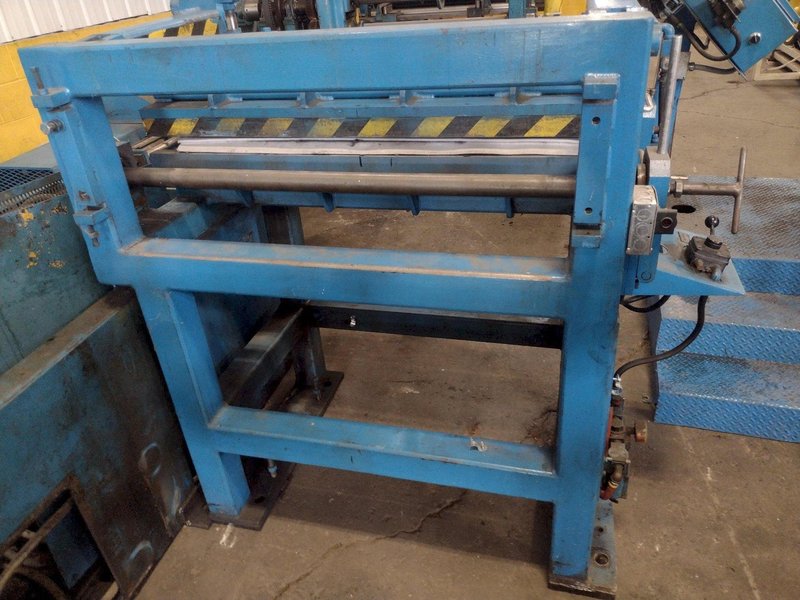 36" X 4" X 12,000 LBS YODER / STAMCO MOTORIZED SLITTING LINE STOCK #3731