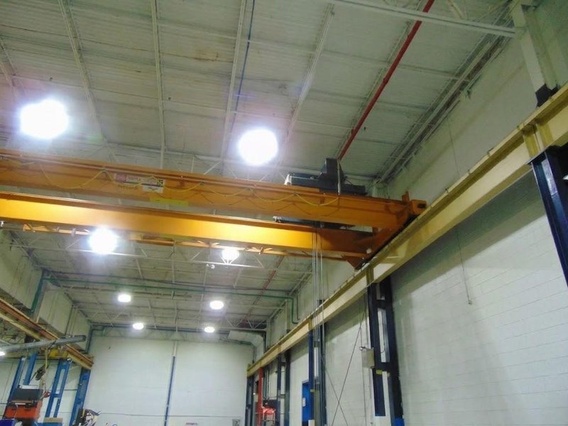 15 TON x 40' ABELL HOWE OVERHEAD BRIDGE CRANE, WITH 15 TON KONE CRANE HOIST: YOBRO #26374
