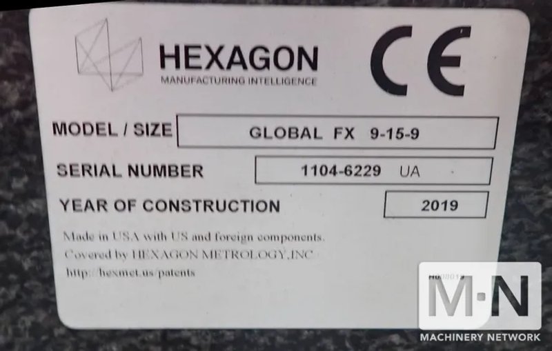 Hexagon Brown &amp; Sharpe Global FX 9.15.9 DCC CMM