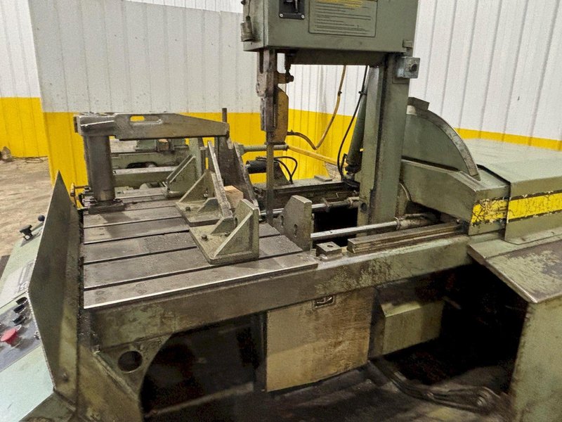 18" X 20" HYD-MECH MODEL #V-18A AUTOMATIC VERTICAL TILT BANDSAW: YOBRO #24001