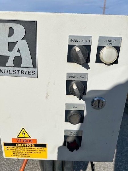4,000lbs x 42" PA POWERED PALLETIZER / DECOILER STOCK # 3662