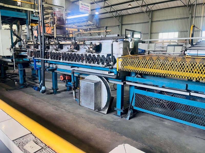 850 Ton Fielding &amp; Platt Aluminum Extrusion Press (14648)