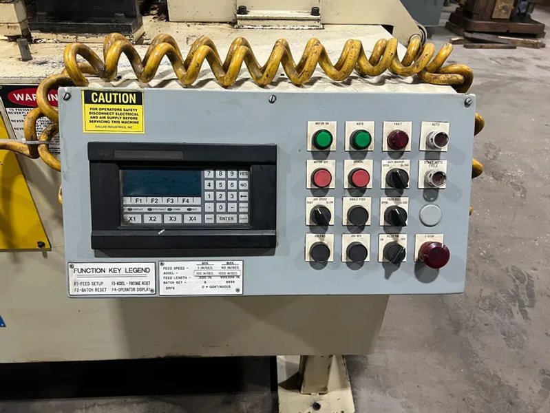 42" X .135" DALLAS SERVO FEEDER