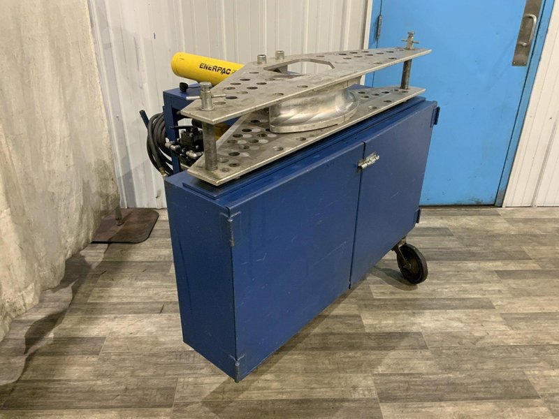 1" TO 4" ENERPAC AIR OVER HYDRAULIC TUBE BENDER WITH DIES: STOCK #80832