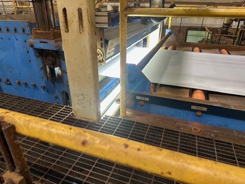 72" x 5/8" PRO-ECO / NELSON STEEL HEAVY GAUGE PICKLING LINE W/ TURRET RECOILER