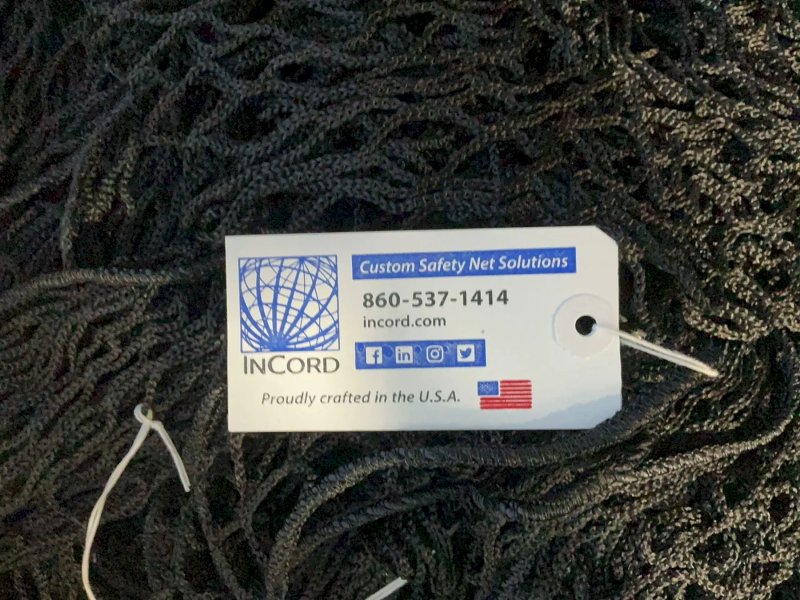 Custom Safety Net Solutions 500 Ft/lb Nylon Safety Nets - Pp250bk