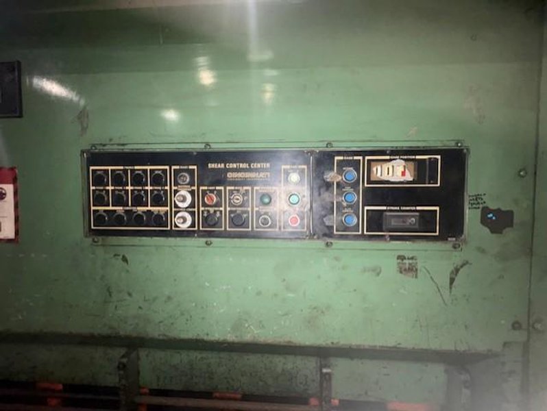 10' X 1/2" CINCINNATI HS500 HYDRAULIC SHEAR WITH FOPBG STOCK# 4474