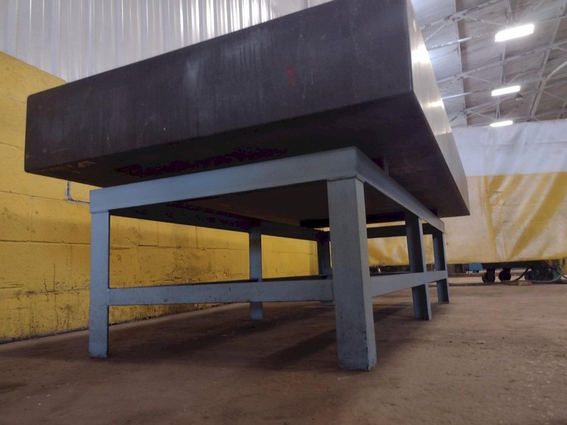 8' X 4' X 10" CHALLENGE PRECISION LAYOUT INSPECTION GRANITE TABLE: STOCK #23809