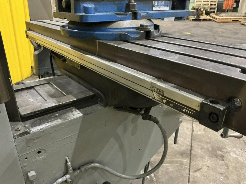 2 HP X 9" X 42" BRIDEPORT SERIES I VERTICAL RAM TYPE KNEE MILL DRO POWER FEEDS VARIABLE DRIVE: YOBRO #24264