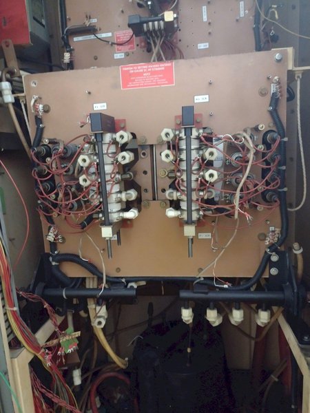 250 KW AJAX TOCCO "PACER" INDUCTION HARDENING SCANNER SYSTEM WITH MAGNESCAN QS CONTROLS: STOCK #16063