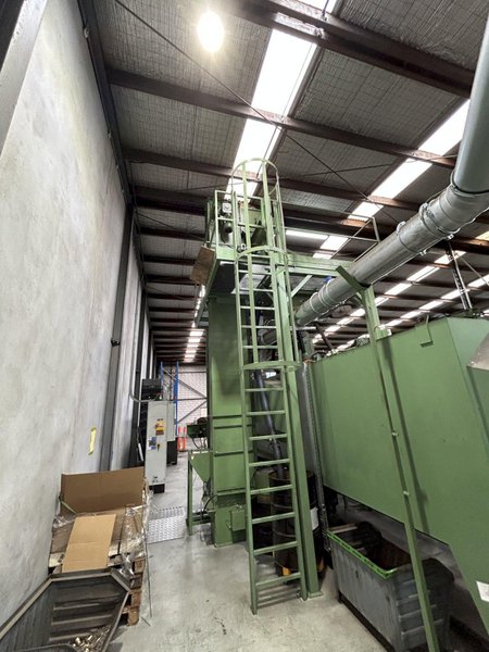 ROSSLERRMBD 500/4 SHOT BLAST UNIT W/ DONALNDSON DFE19 DUST COLLECTOR (NEW 2022)