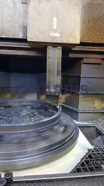 78" HNK HIGH COLUMN CNC VERTICAL BORING MILL WITH 78" TURNING HEIGHT, LIVE MILLING, FANUC 32i, 2014