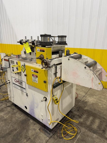 12" WIDE x .156" CHS MODEL #PTS-300-7-12 7 ROLL COIL STRAIGHTENER - PULL THROUGH: YOBRO #24164