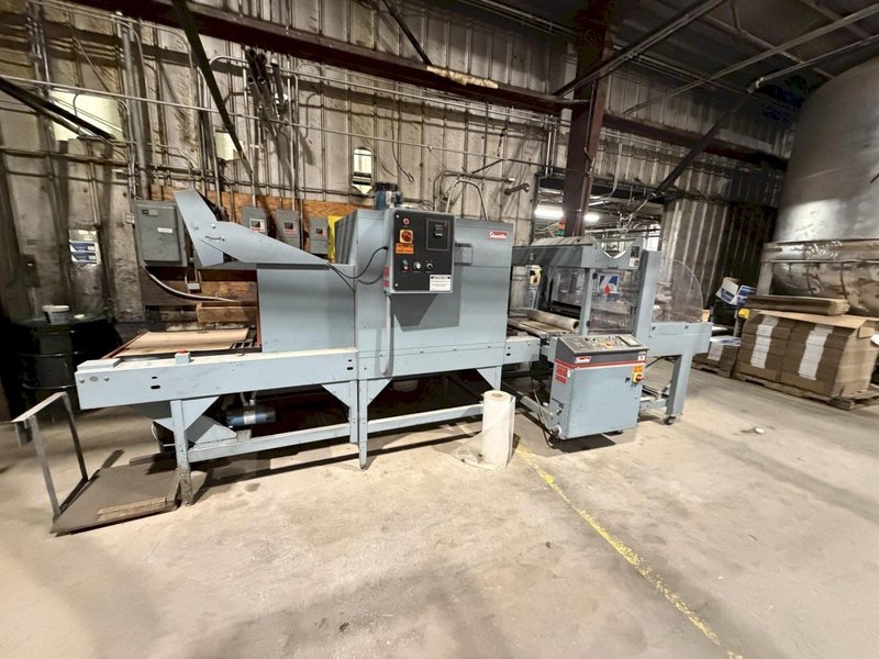 Shanklin B2BB Wrapper and T-8PR Shrink Tunnel