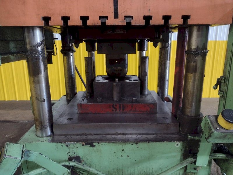 125 TON RODGERS MODEL MD125-2629A-WE 4-POST HYDRAULIC PRESS 18" STROKE: STOCK #11411