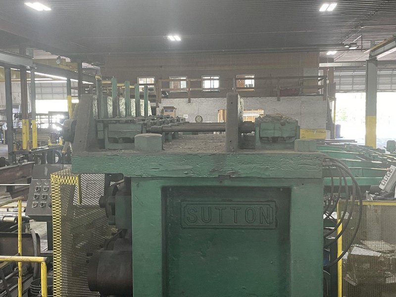 2-1/2" SUTTON MODEL 2-1/2L 18-ROLL 2-PLANE SHAPE &amp; BAR STRAIGHTENER. STOCK # 1060121