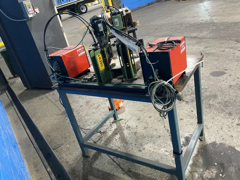 Baltec 0.12 Hp, 15” Diameter Plate Two Spindle Orbital Riveter - Rn 080