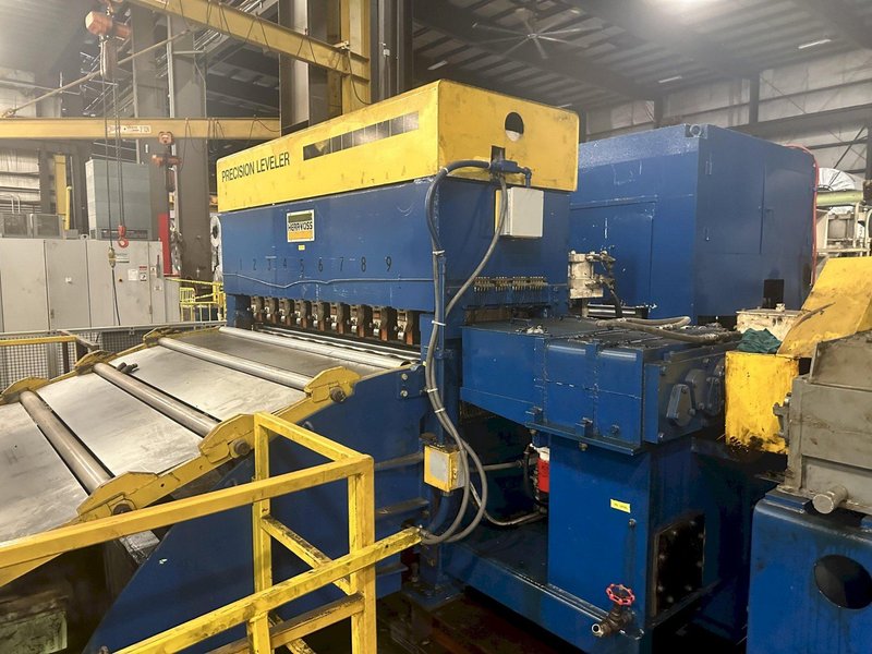 400 TON FUKUI BLANKING PRESS. 72" X .128" X 70,000 LB SERVO FEEDLINE STOCK #  0956723