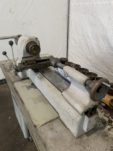6" X 18" HARDINGE MODEL DSM59 SHOP LATHE. STOCK # 0746623.