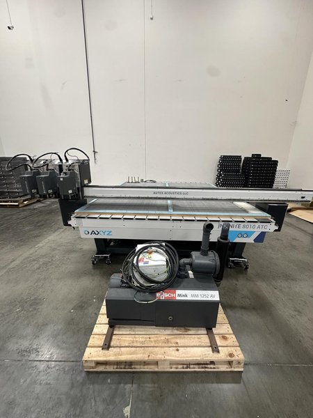 9′ x 10′ AXYZ Infinite 8010 CNC Router, 2019 – Vacuum Pump