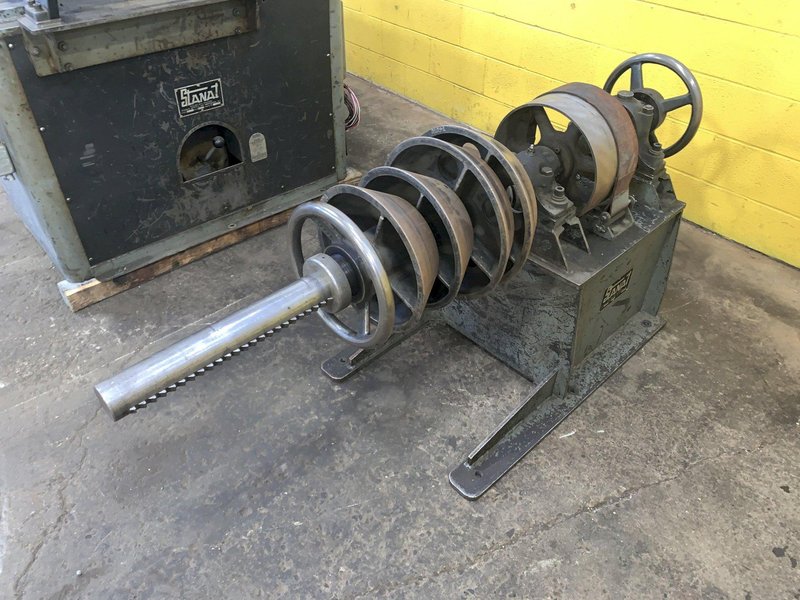 18" WIDE X 4500 LB X 3" ARBOR STANAT MODEL #S-180  SLITTING LINE: STOCK #13717