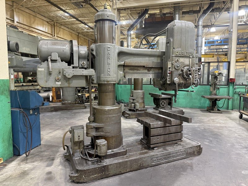 5' X 13" CARLTON MODEL 3A RADIAL DRILL: YOBRO #26417