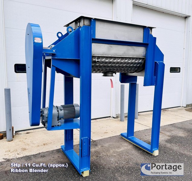 Aaron Equipment Jacketed 11-Cu.Ft. Ribbon Blender