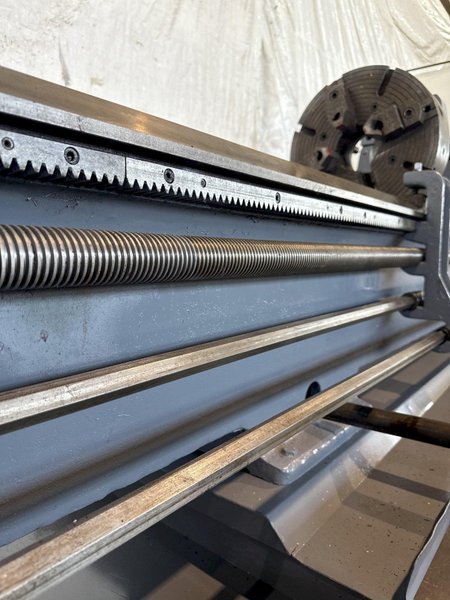 24" X 168" TOS TRENCIN SN55U ENGINE LATHE. STOCK # 0561325.