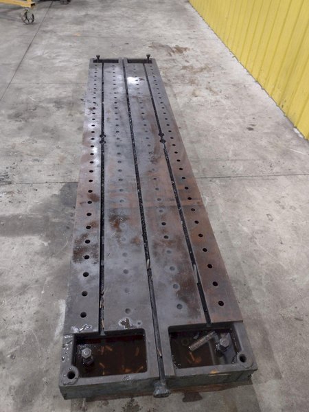 138" X 30" X 6.25" T-SLOTTED LAYOUT PLATE / TABLE: STOCK #23626