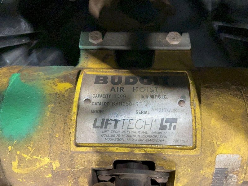 Budgit 1000 Lbs Air Hoist - Bahc5045