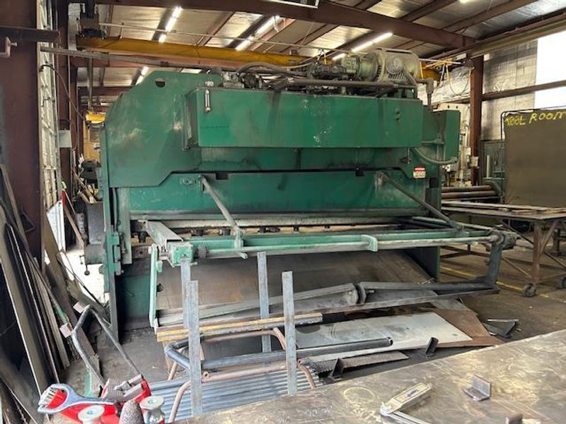 12' X 1/2" AMERICAN HERCULES HYDRAULIC SHEAR. STOCK # 0343725