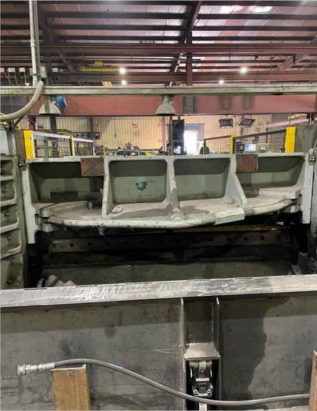 .500" x 72" WYSONG MODEL 650 MECHANICAL SHEAR. STOCK # 0315623