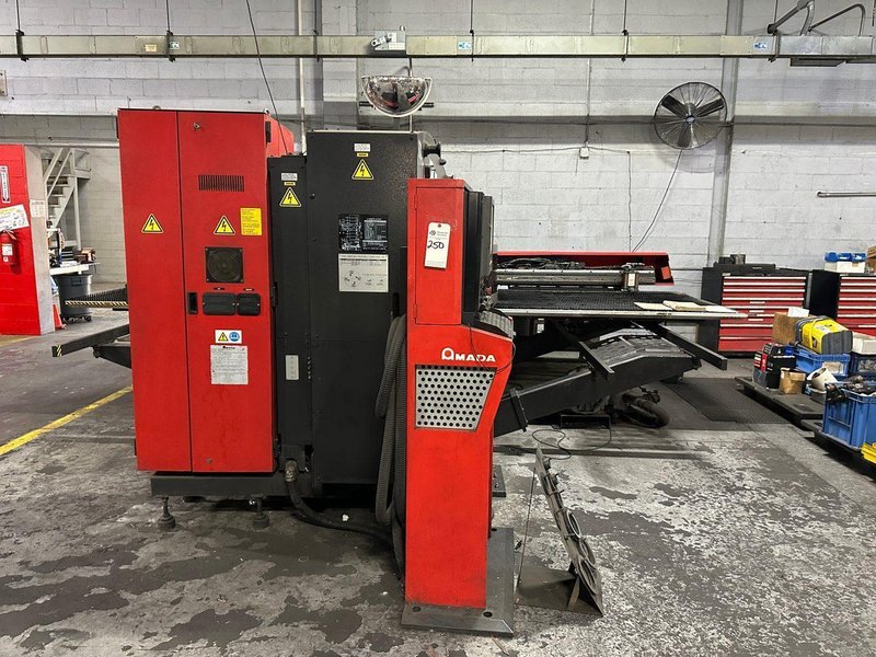 22 Ton Amada AC2510NT CNC Turret Punch, 2008