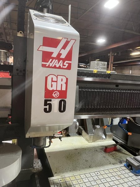 Haas GR-510 CNC Gantry Router, 2013 – 4′ x 10′ Table, Coolant System, Automatic Tool Changer