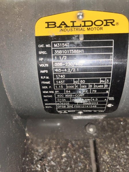 20" DAKE PARMA TRADEMASTER VERTICAL BANDSAW: STOCK #21091