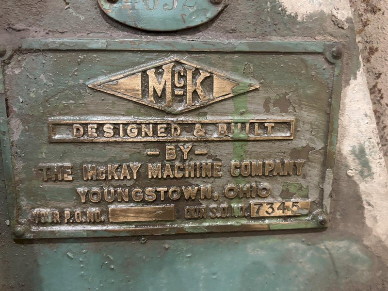 10,000 LB MCKAY MOTORIZED COIL REEL UNCOILER: STOCK #22887