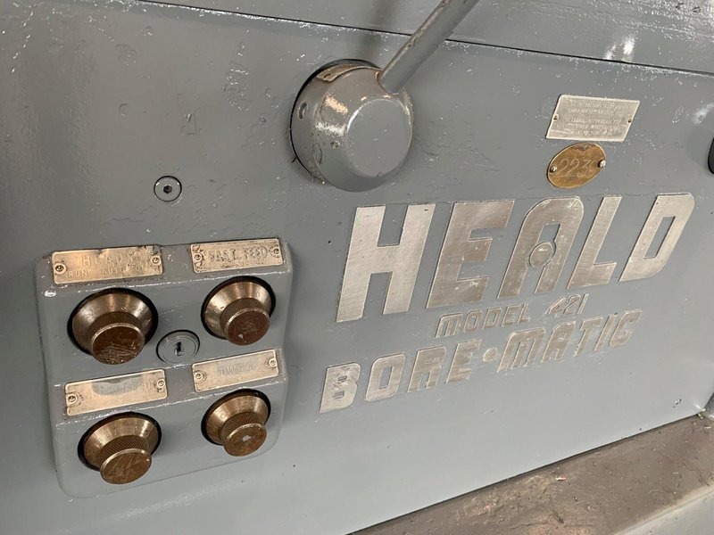 HEALD MODEL 421 BORE-MATIC HORIZONTAL BORING MACHINE. STOCK #0313322