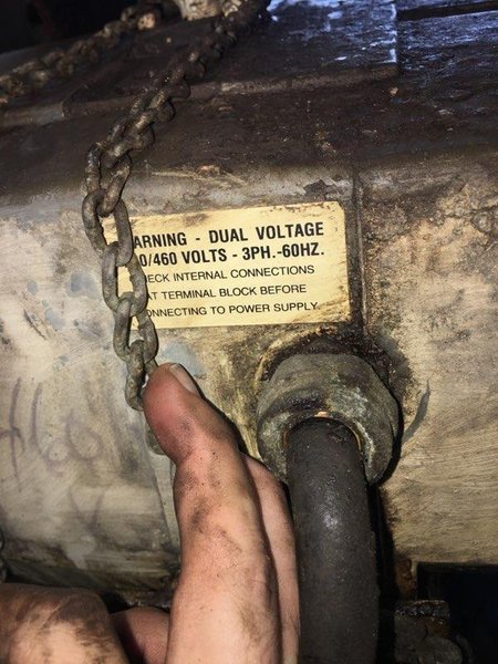1/2 COFFING ELECTRIC CHAIN HOIST STOCK#2209