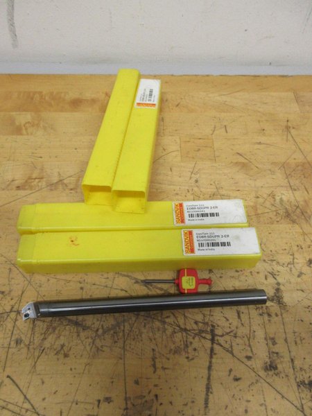 Kennametal &amp; Sanvik &amp; Thinbit Carbide and HSS inserted Boring Bars(19 pcs) Most New in Packages- Auction Item