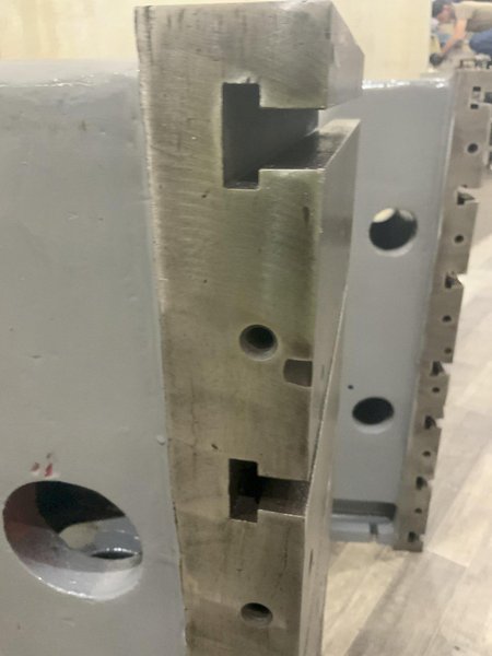1 SET OF G &amp; L 12" X 36" HIGH T SLOTTED ANGLE PLATES: STOCK #81244