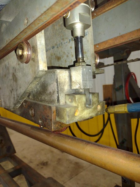48" LONGUTUDINAL SEAM WELDER WITH ROMAN WELDER &amp; ENTRON CONTROLS: STOCK #21743