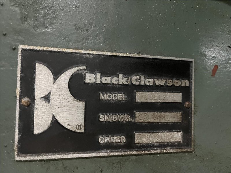 Black Clawson Used 6XTR 6" Single Screw Extruder