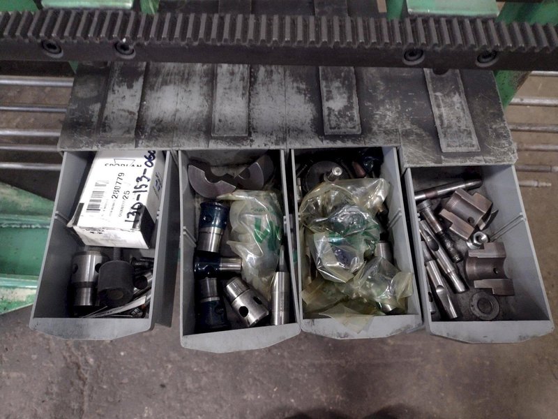 4-1/8" X 48" CARSON MODEL CHP-1H TUBE END PUNCH FORMING MACHINE: STOCK 17891