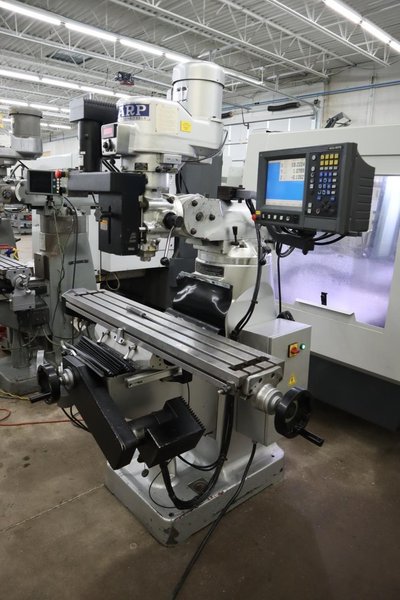 Sharp LMV-50/DVS 3-Axis CNC Vertical Knee Mill, Acu-Rite MILLPWR CNC Control, Electronic Variable Speed Drive